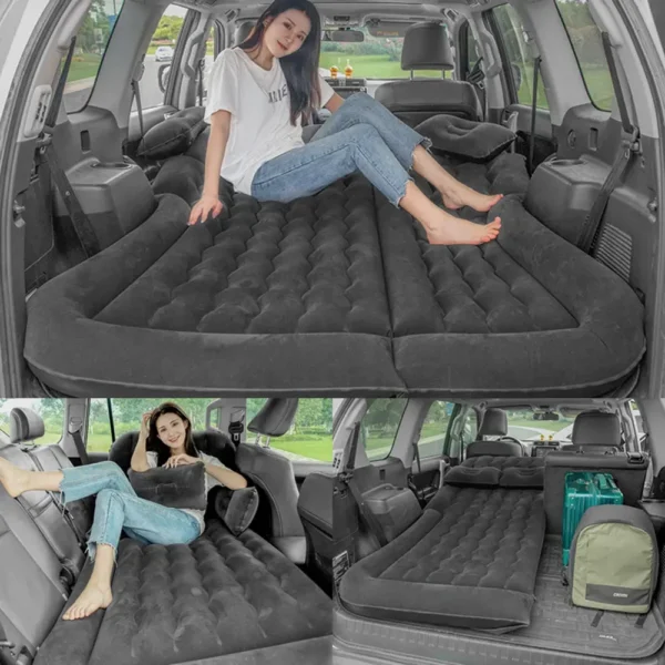 Universal Car Travel Inflatable Bed – 175x130cm - Billede 3