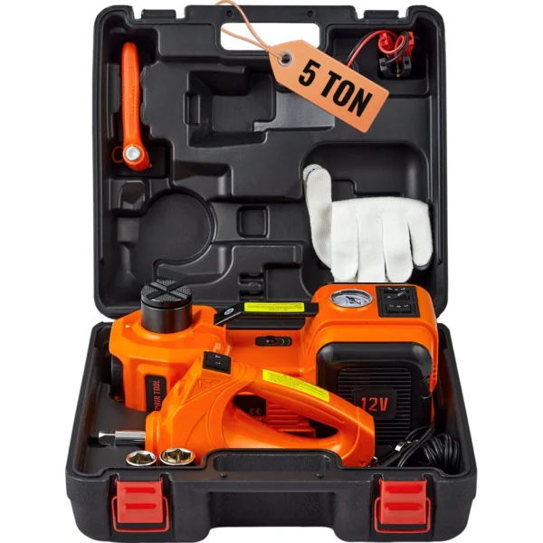 VEVOR 5 Ton Hydraulic Car Jack, with Built-in Inflatable Pump - immagine 7