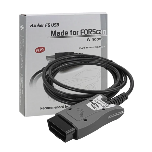 Vgate vLinker FS ELM327 USB OBD2 Scanner – Designed for FORScan (Ford & Mazda) - Imagen 7