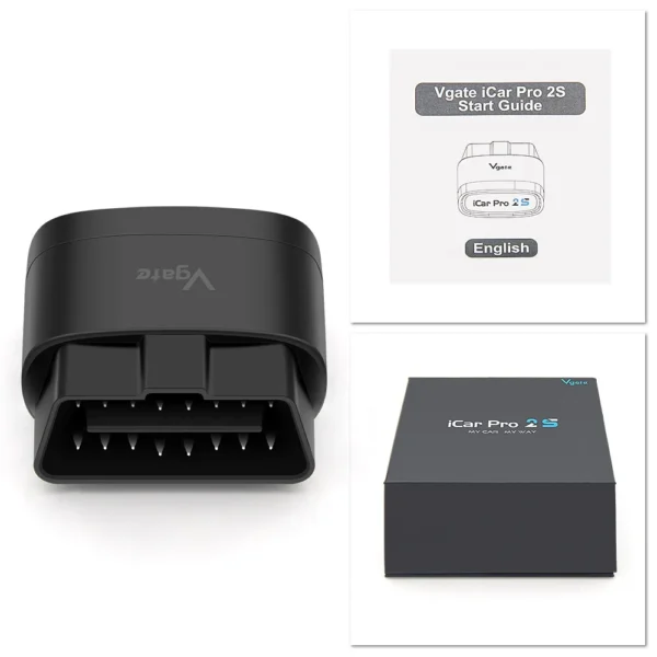 Vgate iCar Pro 2S ELM327 Bluetooth 5.3 - OBD2 Diagnosehulpmiddel voor Android, iOS & PC | Ondersteunt EV's & Hybrides