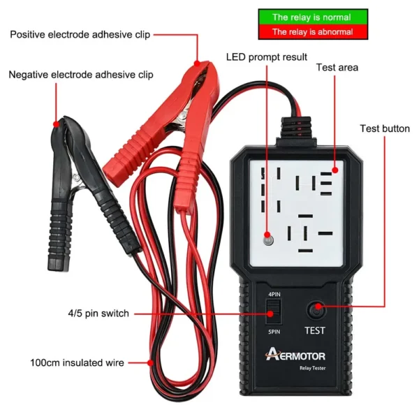 Universal 12V/24V Automotive Relay Tester – Bild 4