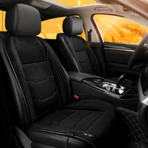 Automatic Heated Car Seat Cushion 12V - Black