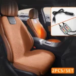 Oppvarmet bilsetetrekk med Graphene - Brun