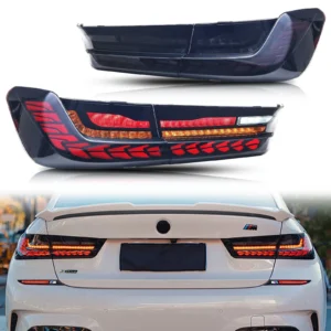 LED GTS Tail Lights for BMW 3-Series G20 G80 M3 2019-2025 Sequential Rear Lamps