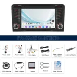 Custom Fit 7" Android 13 Multimedia System for Audi A3 / S3 / RS3 (2003–2012)