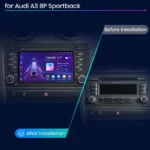 Premium 9" Custom Android Infotainment System for Audi A3 (2003–2011)