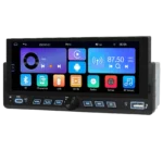 Universal 1-Din 6.86" Ultra-Wide HD Touchscreen Multimedia Player